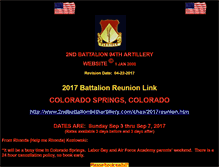 Tablet Screenshot of 2ndbattalion94thartillery.com